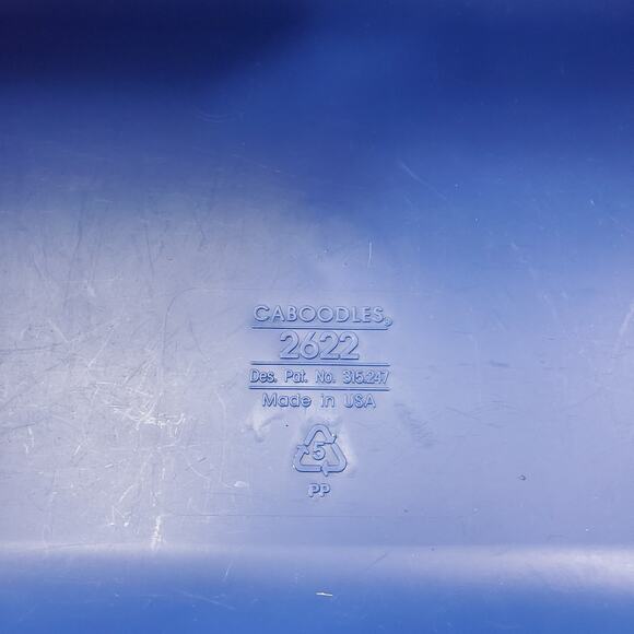 Vintage 1990 Caboodles 3 Tier Makeup Carrier By Plano Blue/Gray/Pink Made USA - Picture 8 of 12